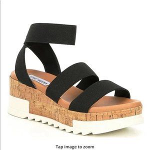 Steve Madden Bandi Elastic Cork Sandals - Size 7